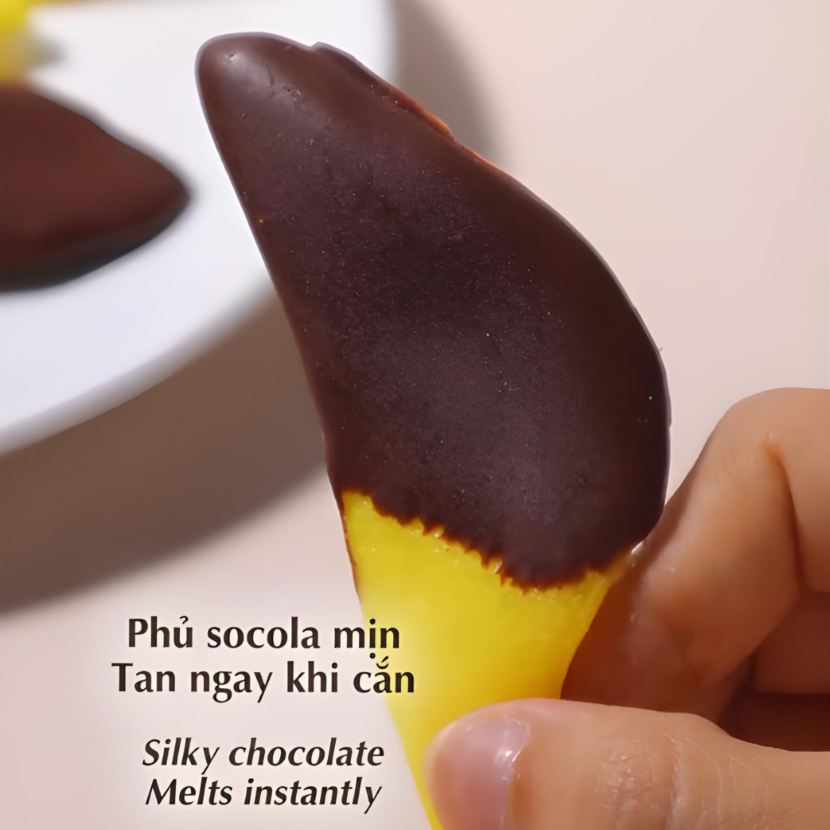 Xoài Sấy Dẻo Phủ Sô-cô-la Đen (Mango Royale) - 110g