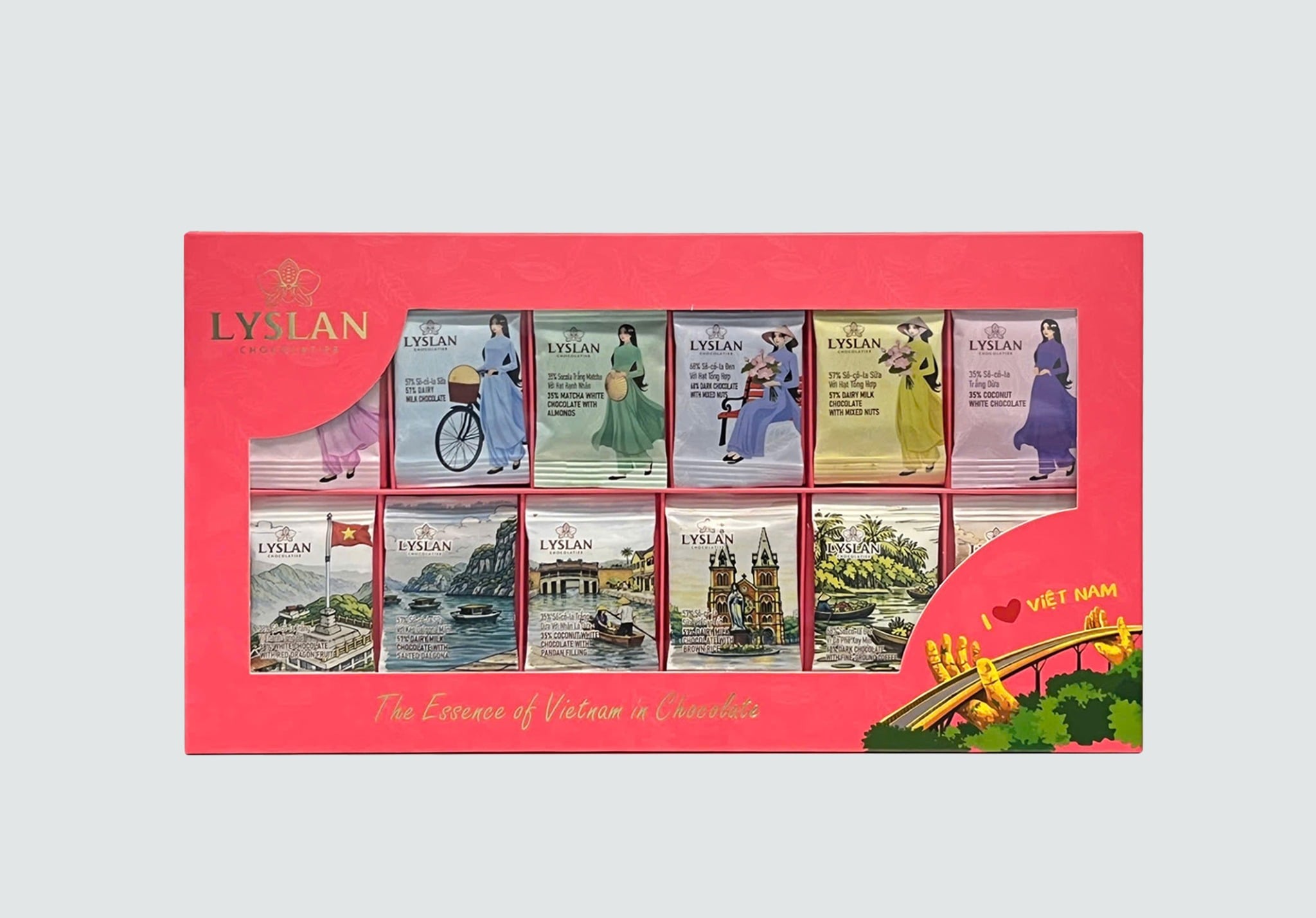 Napolitains box of 12 ( pink )