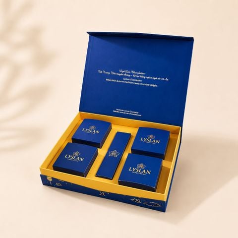 Mooncake empty box/ Hộp bánh trung thu rỗng 4 cái