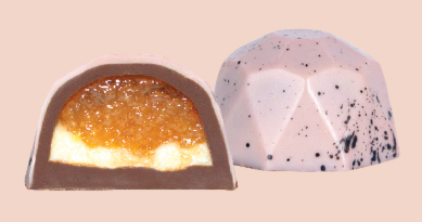 Pink guava, dark chocolate