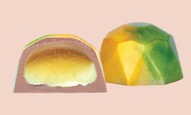 Calamansi coconut, milk chocolate