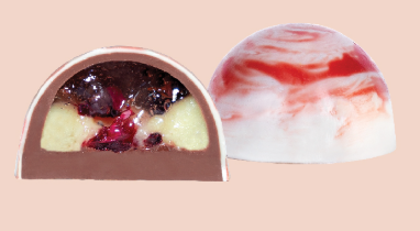 Rose hibiscus, milk chocolate