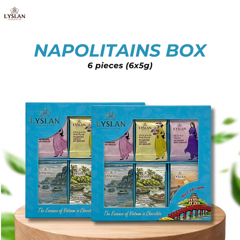 6-piece Napolitains Box - Blue (Ha Noi)