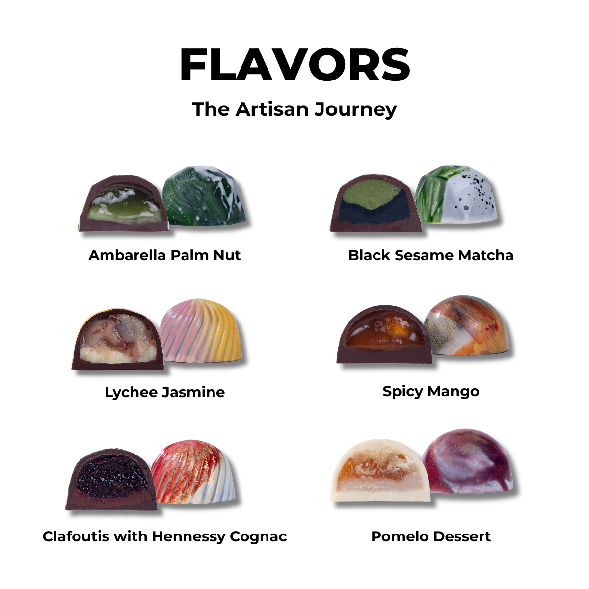 Bonbon Pink Box 6 Pieces - The Artisan Journey