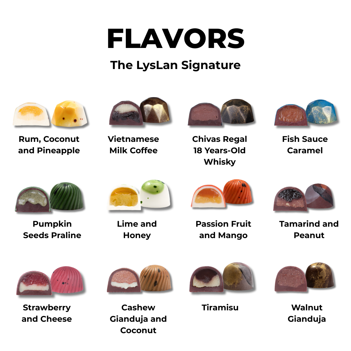 Bonbon Green Box 24 Pieces - The LysLan Signature