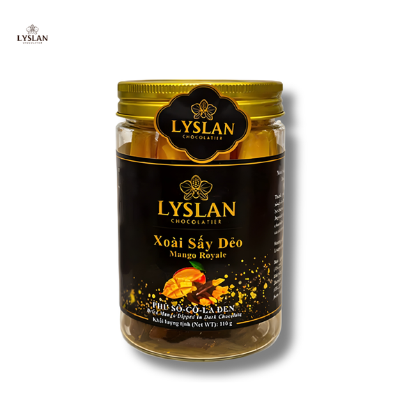 Xoài sấy dẻo phủ Sô-cô-la đen  ( Mango Royale )- 110g