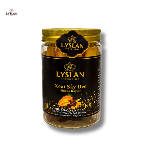 Xoài sấy dẻo phủ Sô-cô-la đen  ( Mango Royale )- 110g
