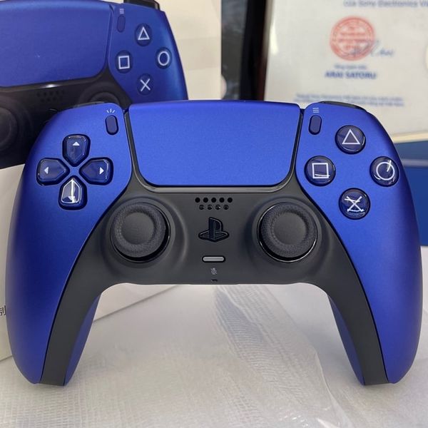 Tay Ps5 cũ xanh cobalt
