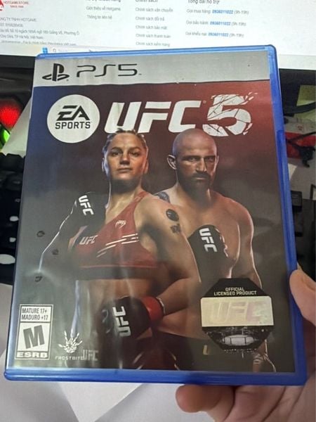 Đĩa game Ps5 cũ UFC 5
