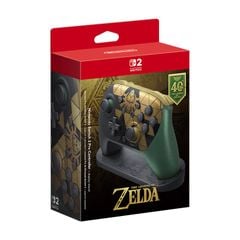 Nintendo Switch 2 Pro Controller The Legend of Zelda 40th Anniversary Edition 1 kèm chân đế