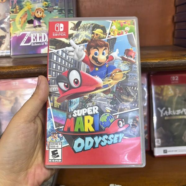 Game Switch cũ Super mario odyssey