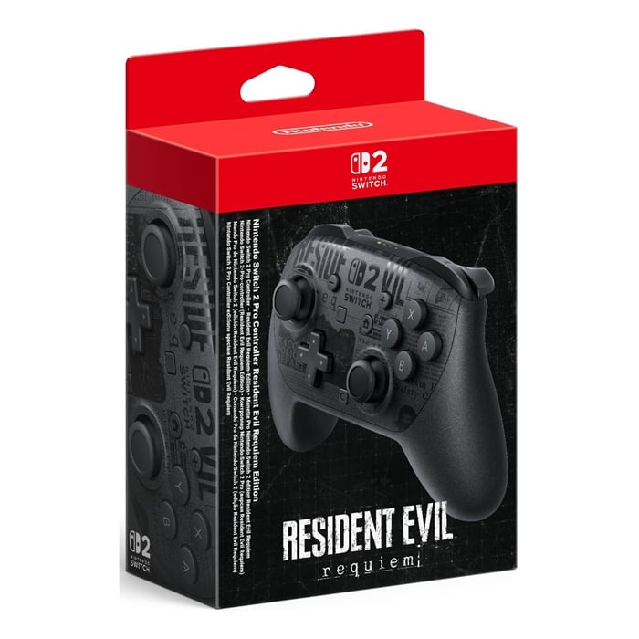 Nintendo Switch 2 Pro Controller Resident Evil Requiem Edition
