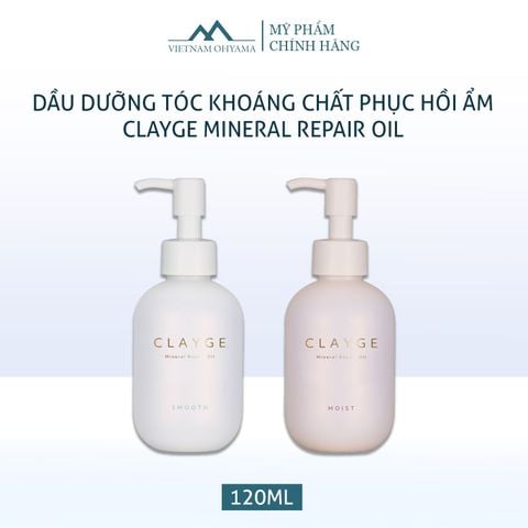 Dầu dưỡng tóc khoáng chất phục hồi ẩm CLAYGE Mineral Repair Oil