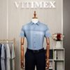 ÁO SƠ MI NGẮN TAY VITIMEX DÁNG RỘNG REGULAR KẺ ACC 3012
