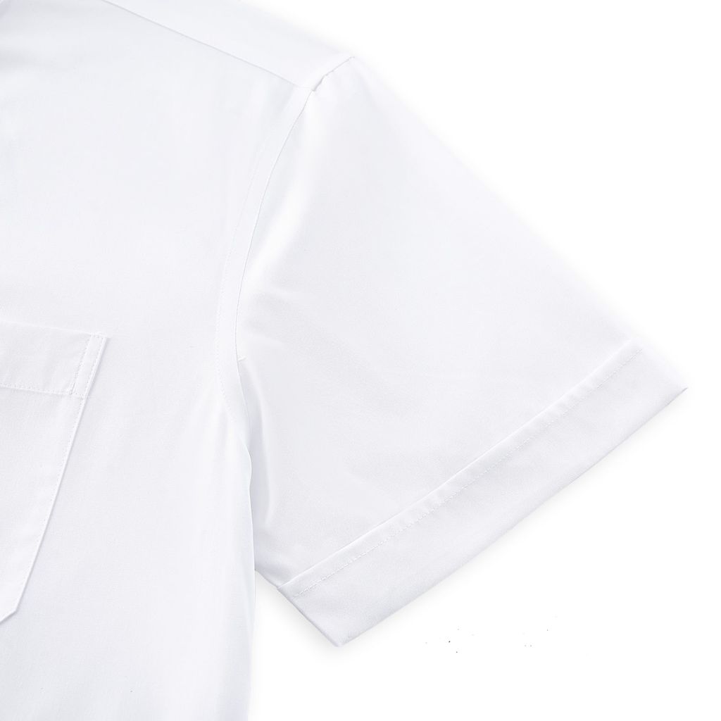 ÁO SƠ MI NGẮN TAY VITIMEX DÁNG RỘNG VỪA REGULAR TRƠN ARC 0001
