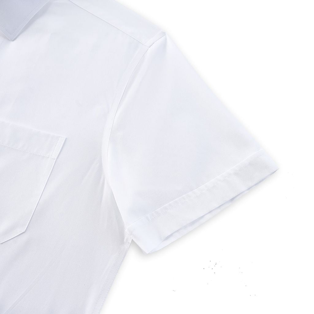 ÁO SƠ MI NGẮN TAY VITIMEX DÁNG RỘNG VỪA REGULAR TRƠN ARC 0002