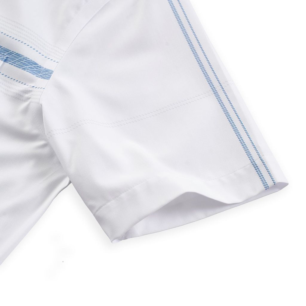 ÁO SƠ MI NGẮN TAY VITIMEX DÁNG RỘNG VỪA REGULAR KẺ ARC 6091