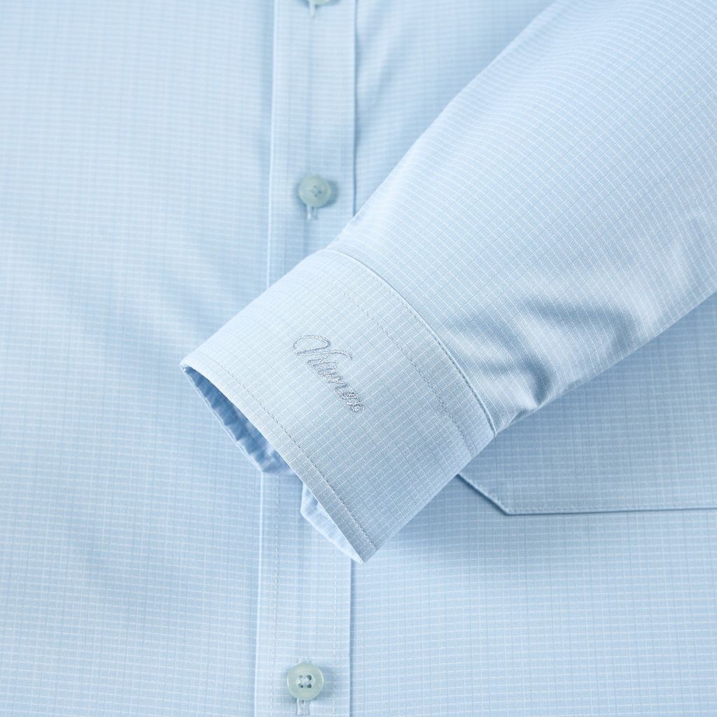 ÁO SƠ MI DÀI TAY VITIMEX DÁNG ÔM VỪA SLIMFIT KẺ CARO ASD 4111