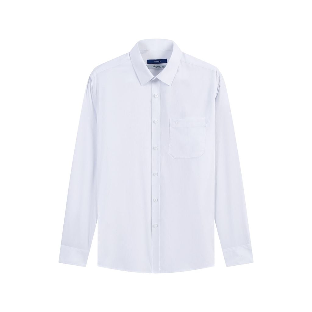 ÁO SƠ MI DÀI TAY VITIMEX DÁNG ÔM VỪA SLIMFIT HỌA TIẾT CHÌM ASD 6104