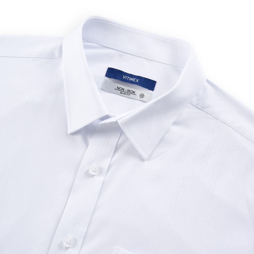 ÁO SƠ MI DÀI TAY VITIMEX DÁNG ÔM VỪA SLIMFIT HỌA TIẾT CHÌM ASD 6104
