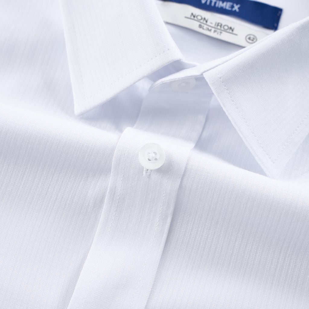 ÁO SƠ MI DÀI TAY VITIMEX DÁNG ÔM VỪA SLIMFIT HỌA TIẾT CHÌM ASD 6104