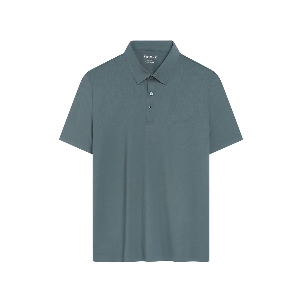 ÁO POLO KHÔNG ĐƯỜNG MAY VITIMEX DÁNG ÔM VỪA SLIMFIT TRƠN ATE 5001