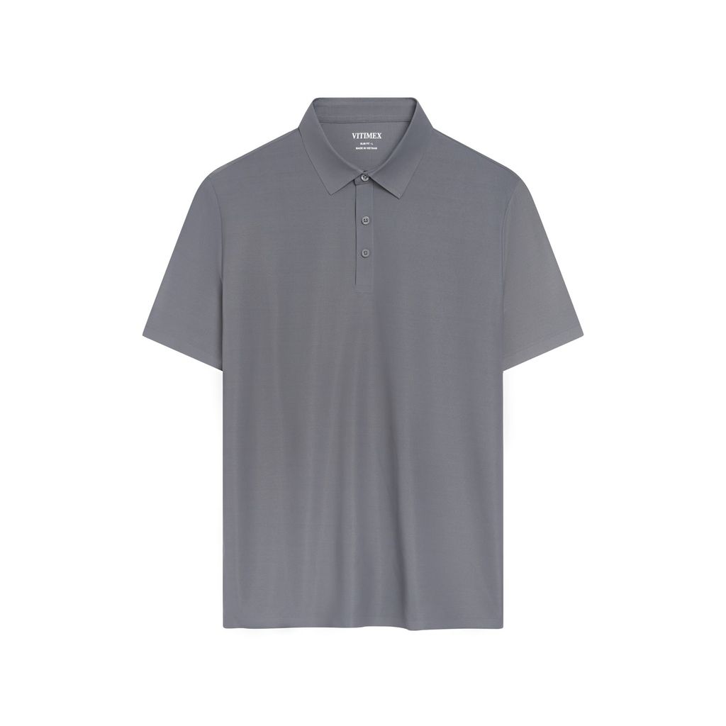 ÁO POLO KHÔNG ĐƯỜNG MAY VITIMEX DÁNG ÔM VỪA SLIMFIT TRƠN ATE 5007