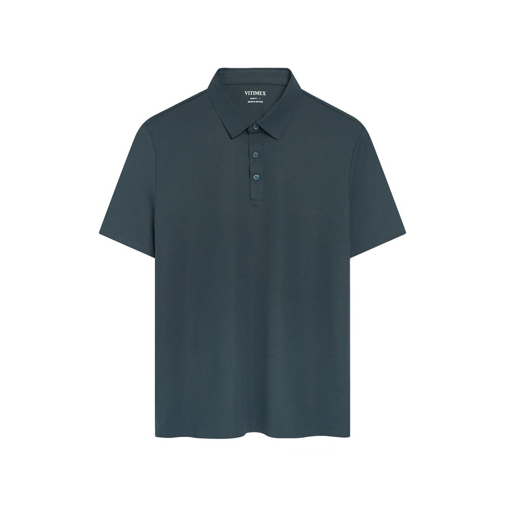 ÁO POLO KHÔNG ĐƯỜNG MAY VITIMEX DÁNG ÔM VỪA SLIMFIT TRƠN ATE 5010
