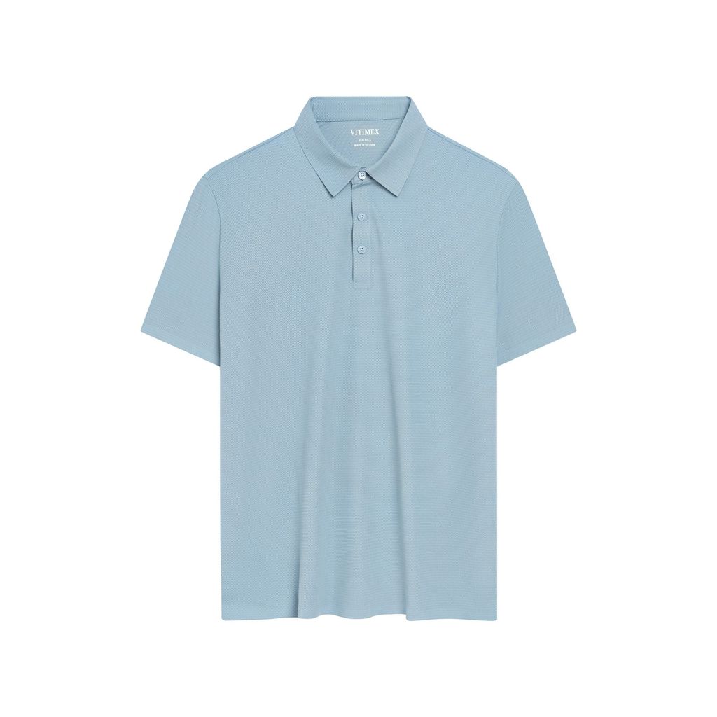 ÁO POLO KHÔNG ĐƯỜNG MAY VITIMEX DÁNG ÔM VỪA SLIMFIT TRƠN ATE 5011