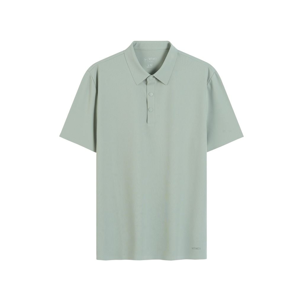 ÁO POLO KHÔNG ĐƯỜNG MAY VITIMEX DÁNG ÔM VỪA SLIMFIT TRƠN ATE 5012
