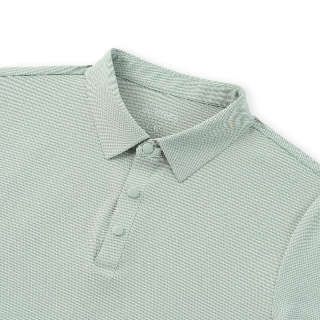 ÁO POLO KHÔNG ĐƯỜNG MAY VITIMEX DÁNG ÔM VỪA SLIMFIT TRƠN ATE 5012