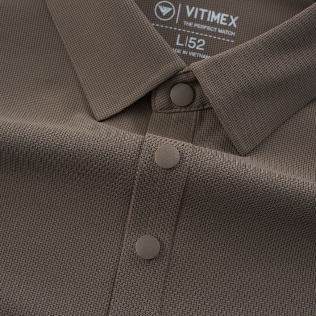 ÁO POLO VITIMEX DÁNG ÔM VỪA SLIMFIT TRƠN ATE 5037