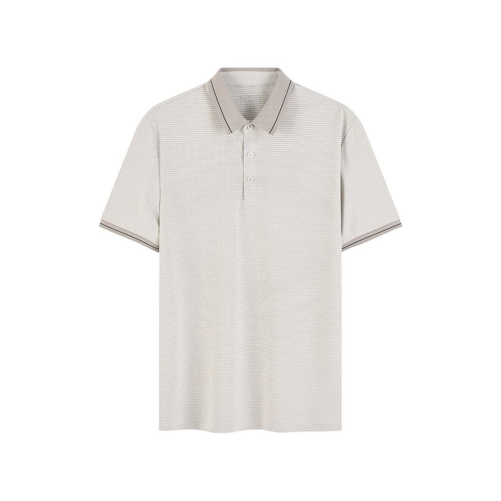ÁO POLO VITIMEX DÁNG ÔM VỪA SLIMFIT KẺ NGANG ATE 6011