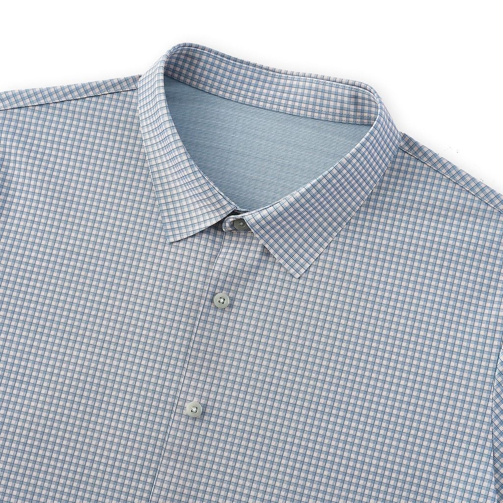 ÁO SƠ MI NGẮN TAY VITIMEX DÁNG ÔM VỪA SLIMFIT KẺ CARO ATL 6007