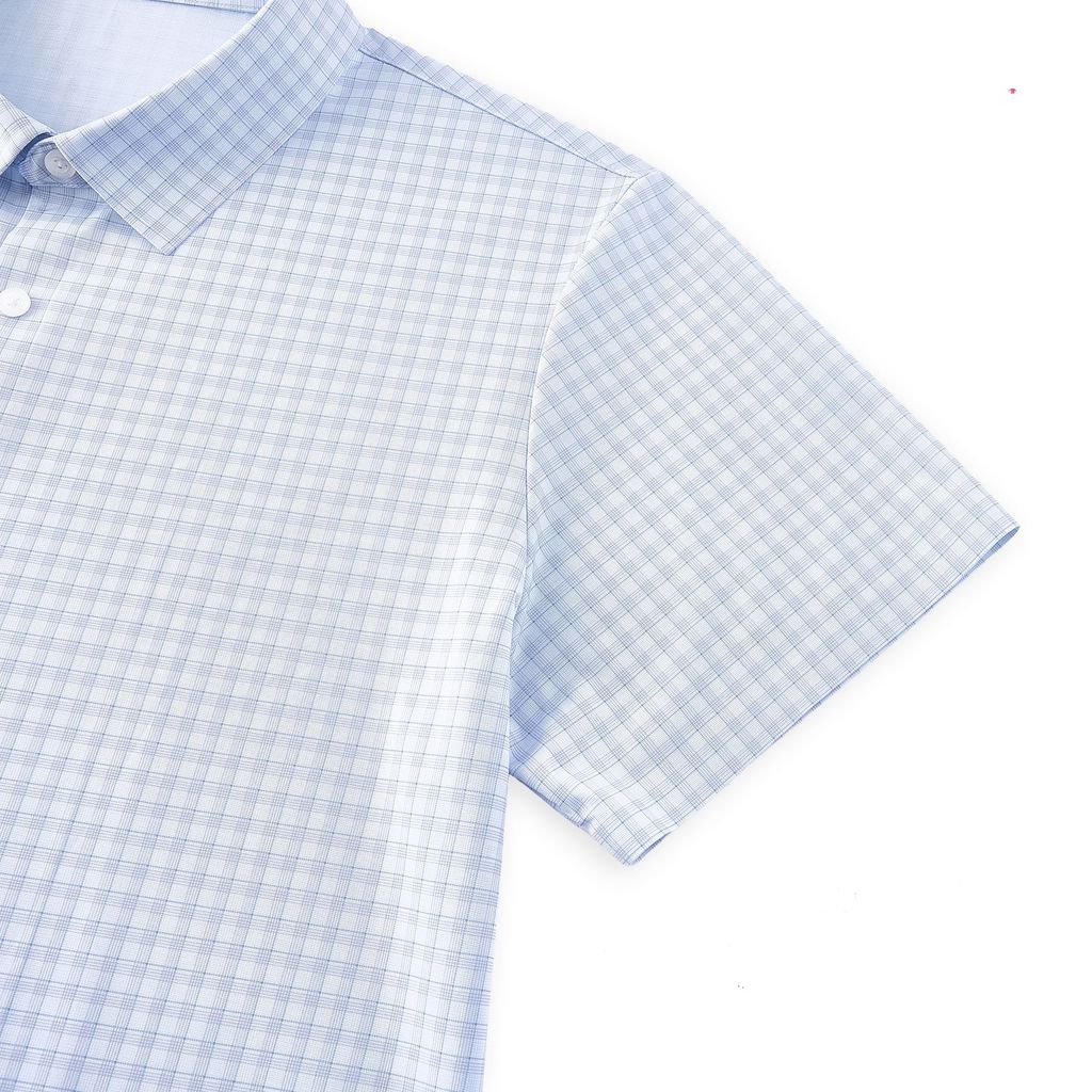 ÁO SƠ MI NGẮN TAY VITIMEX DÁNG ÔM VỪA SLIMFIT KẺ CARO ATL 6009