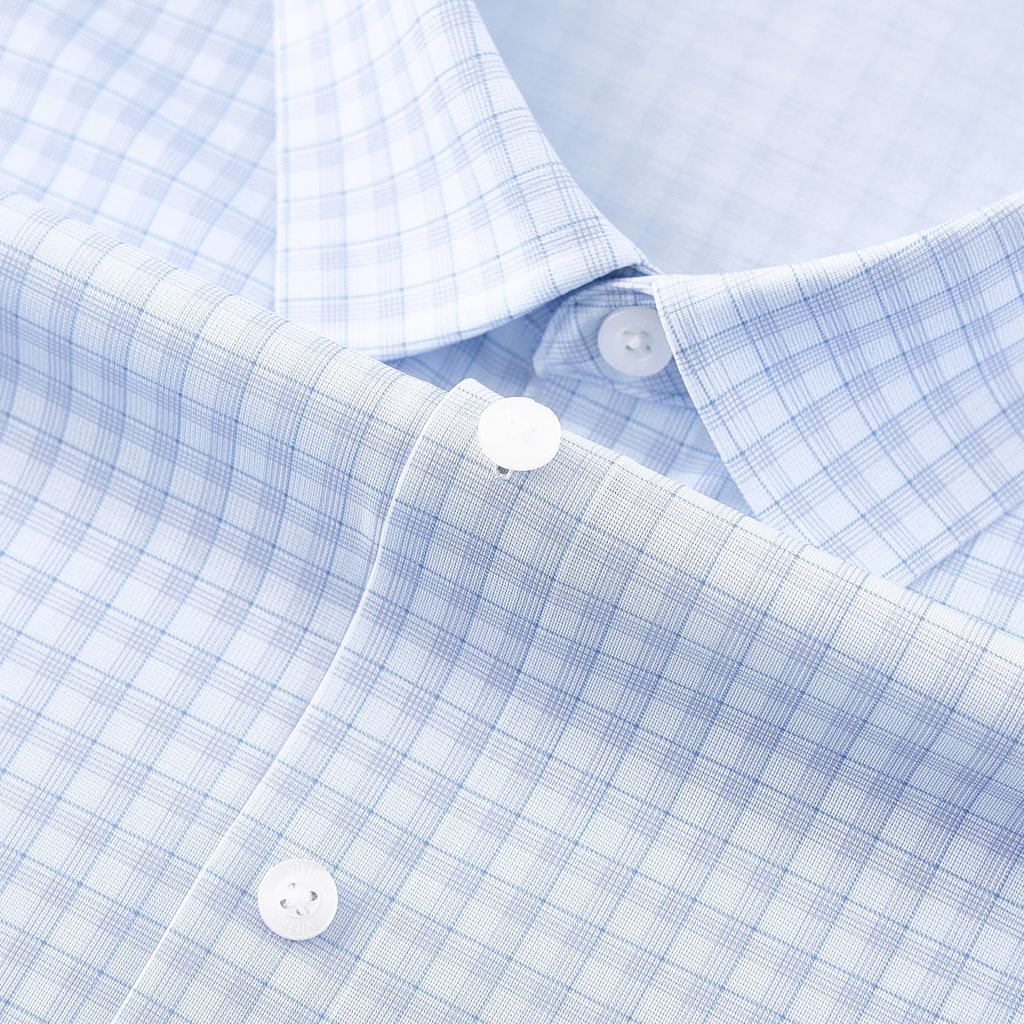 ÁO SƠ MI NGẮN TAY VITIMEX DÁNG ÔM VỪA SLIMFIT KẺ CARO ATL 6009