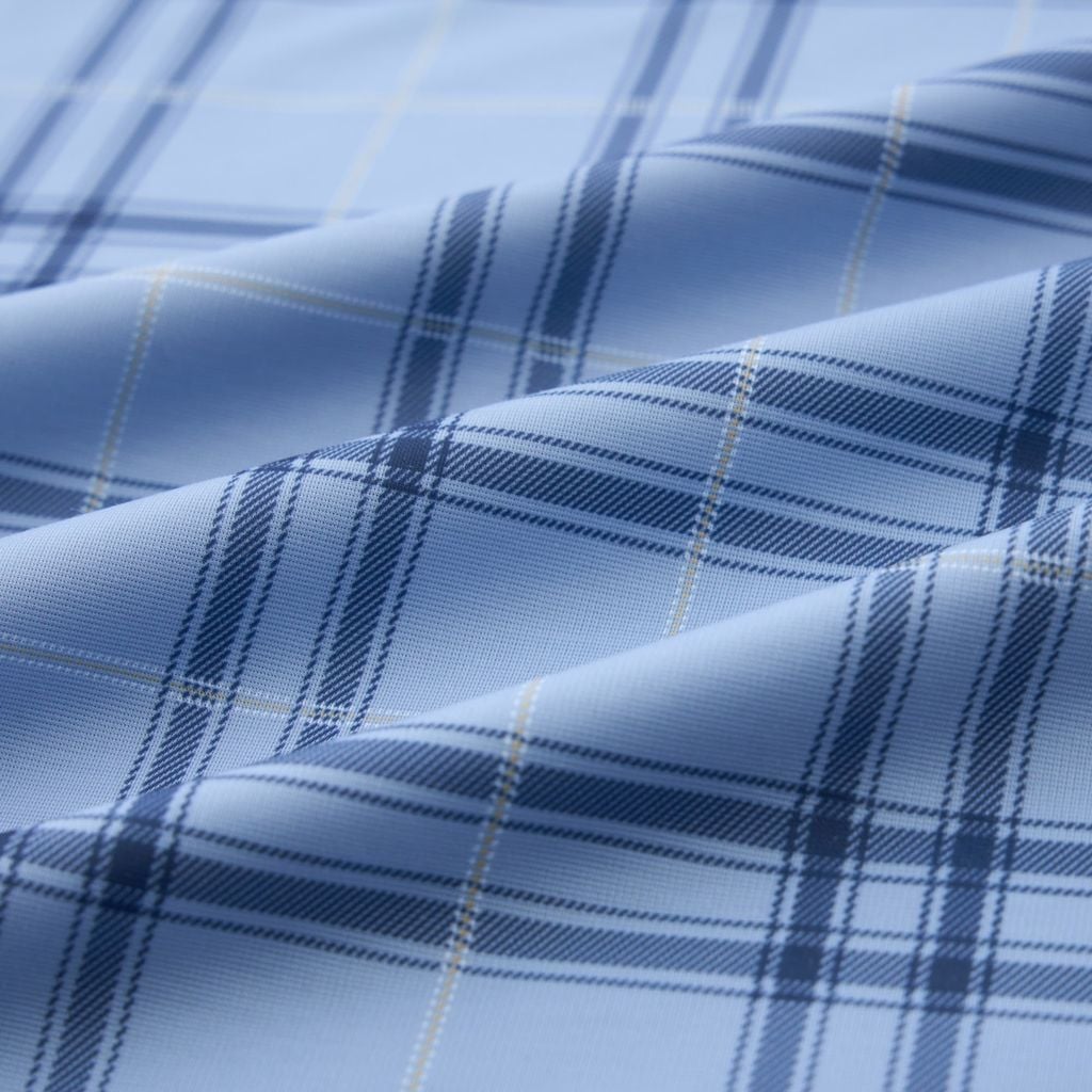 ÁO SƠ MI NGẮN TAY VITIMEX DÁNG ÔM VỪA SLIMFIT KẺ CARO ATL 6010
