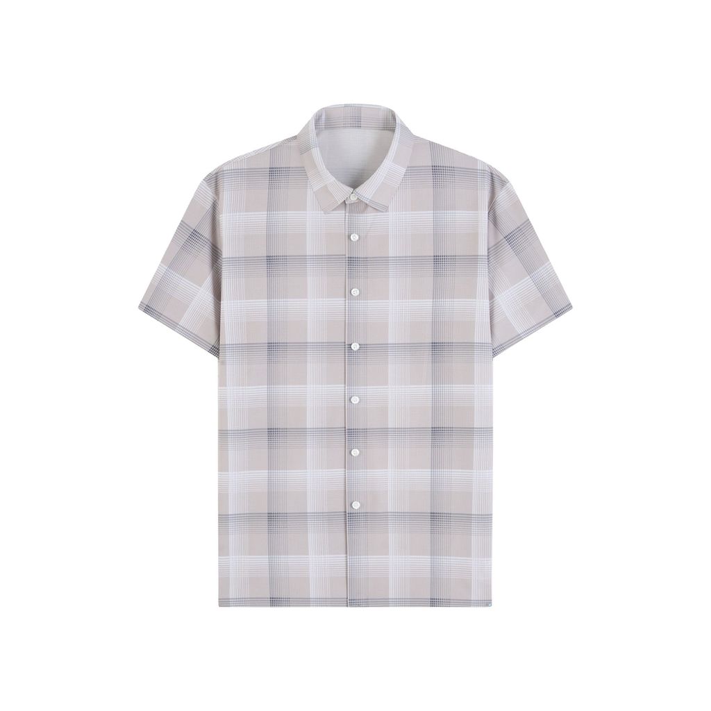 ÁO SƠ MI NGẮN TAY VITIMEX DÁNG ÔM VỪA SLIMFIT KẺ CARO ATL 6011
