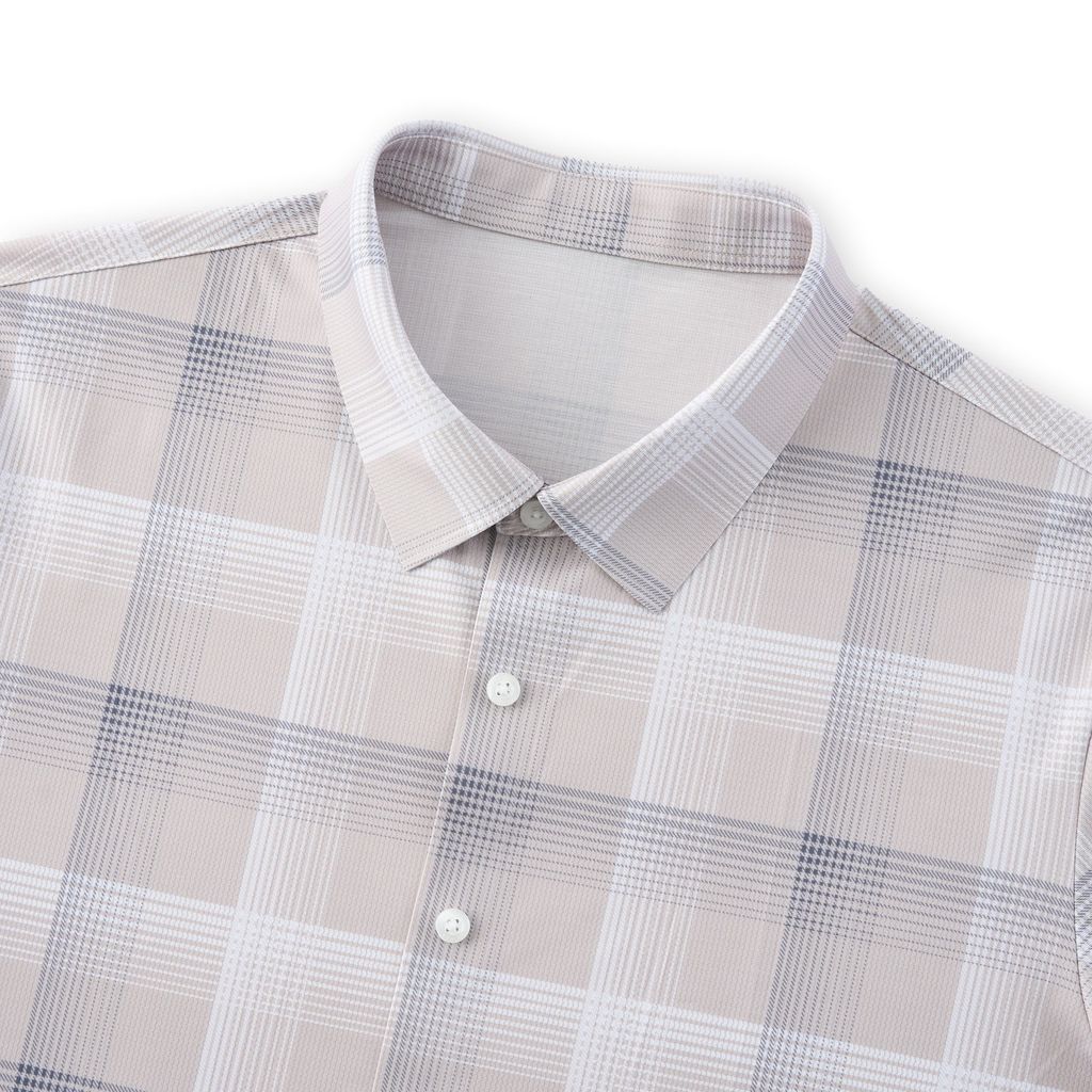 ÁO SƠ MI NGẮN TAY VITIMEX DÁNG ÔM VỪA SLIMFIT KẺ CARO ATL 6011