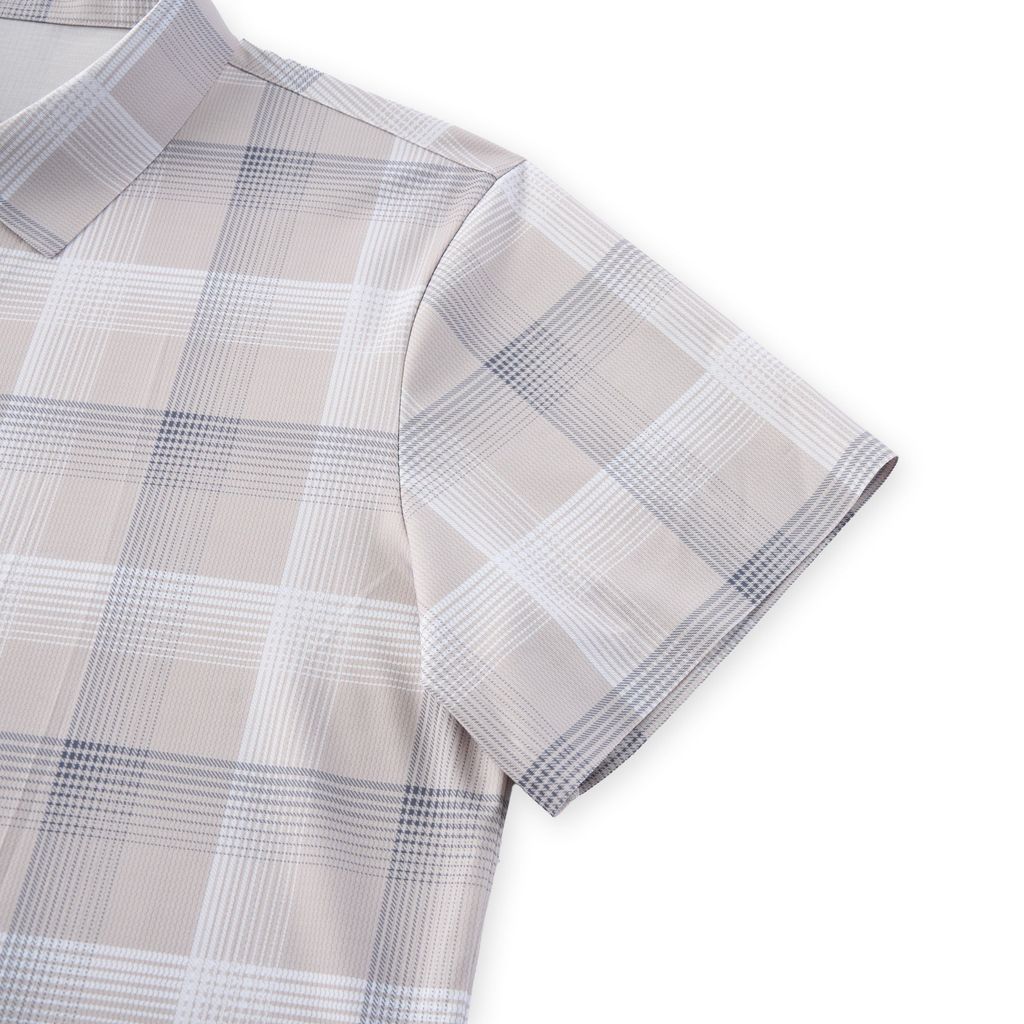 ÁO SƠ MI NGẮN TAY VITIMEX DÁNG ÔM VỪA SLIMFIT KẺ CARO ATL 6011