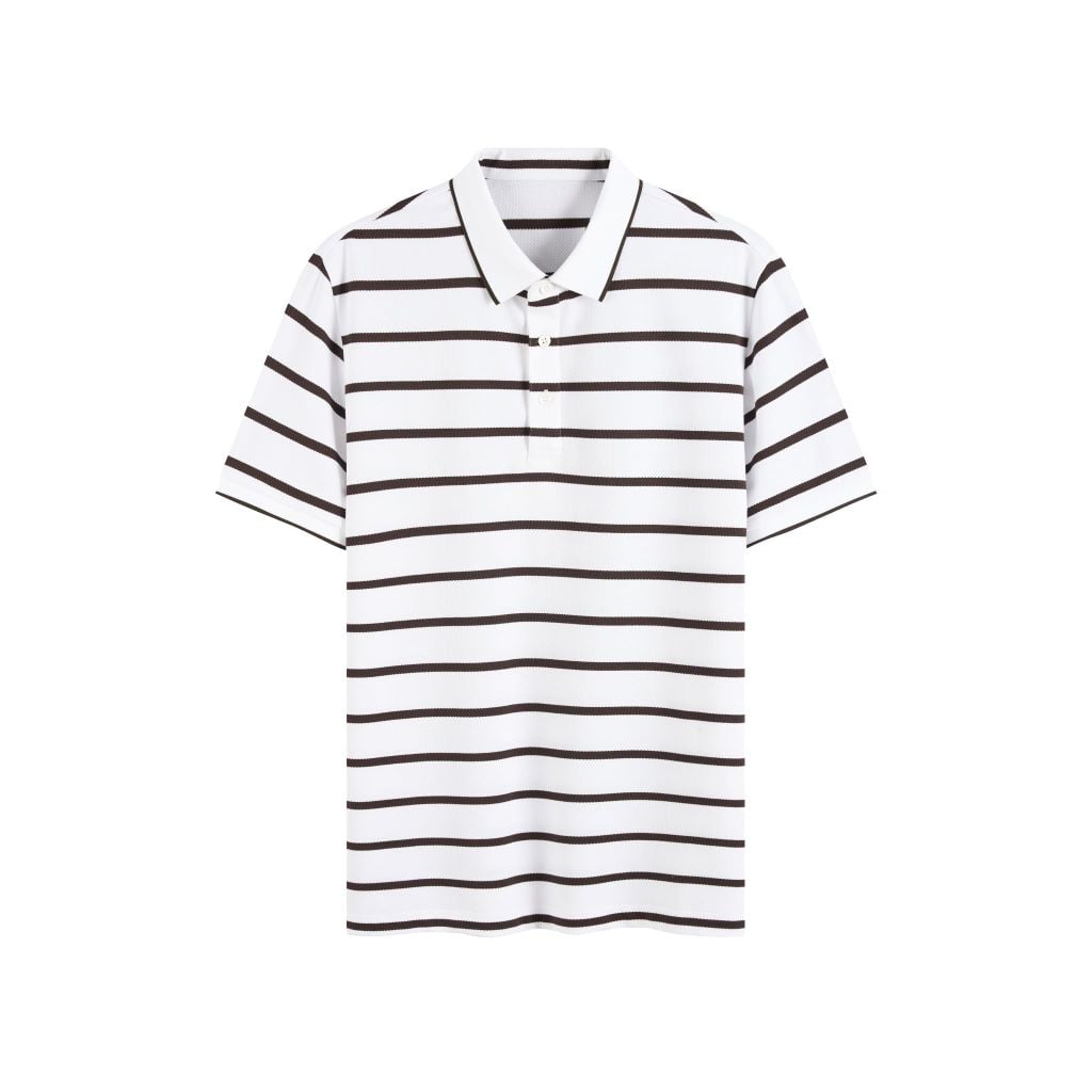 ÁO POLO VITIMEX DÁNG ÔM VỪA SLIMFIT KẺ NGANG ATS 6014