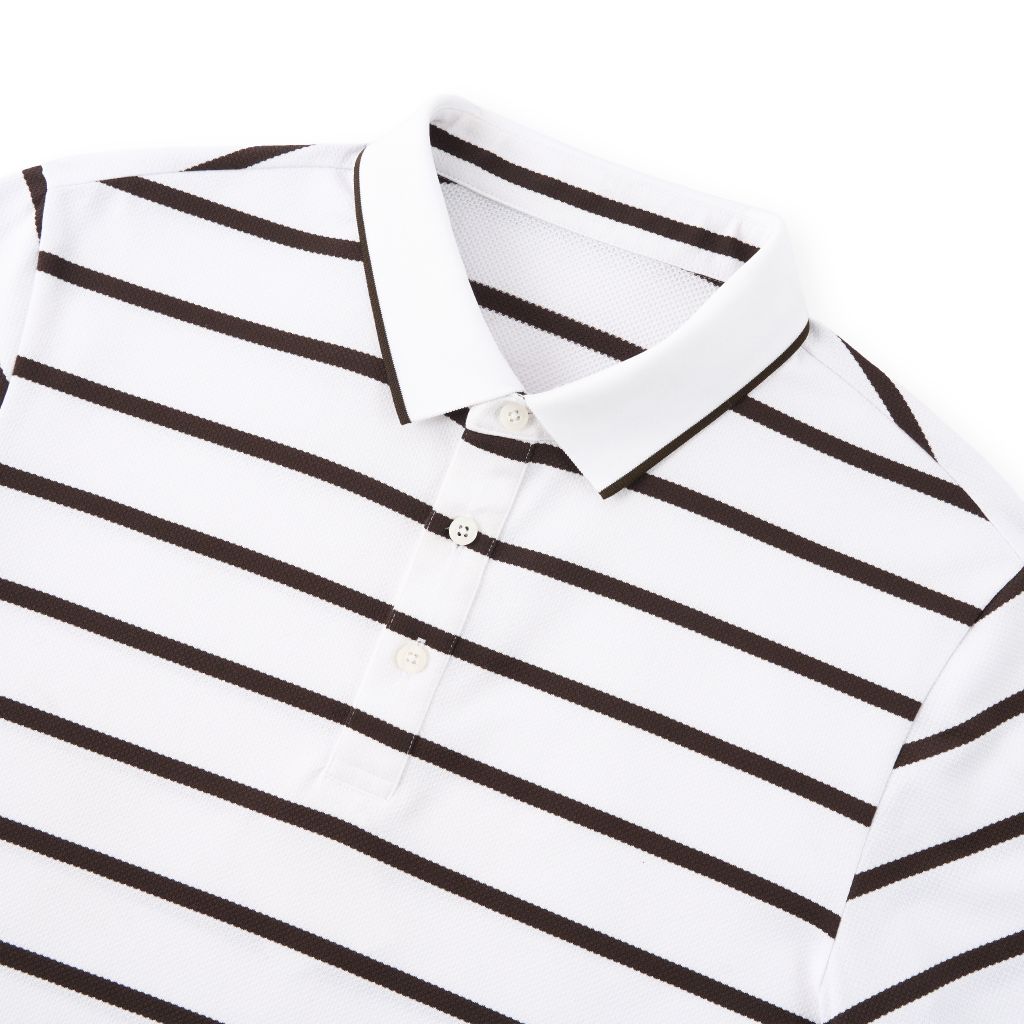 ÁO POLO VITIMEX DÁNG ÔM VỪA SLIMFIT KẺ NGANG ATS 6014