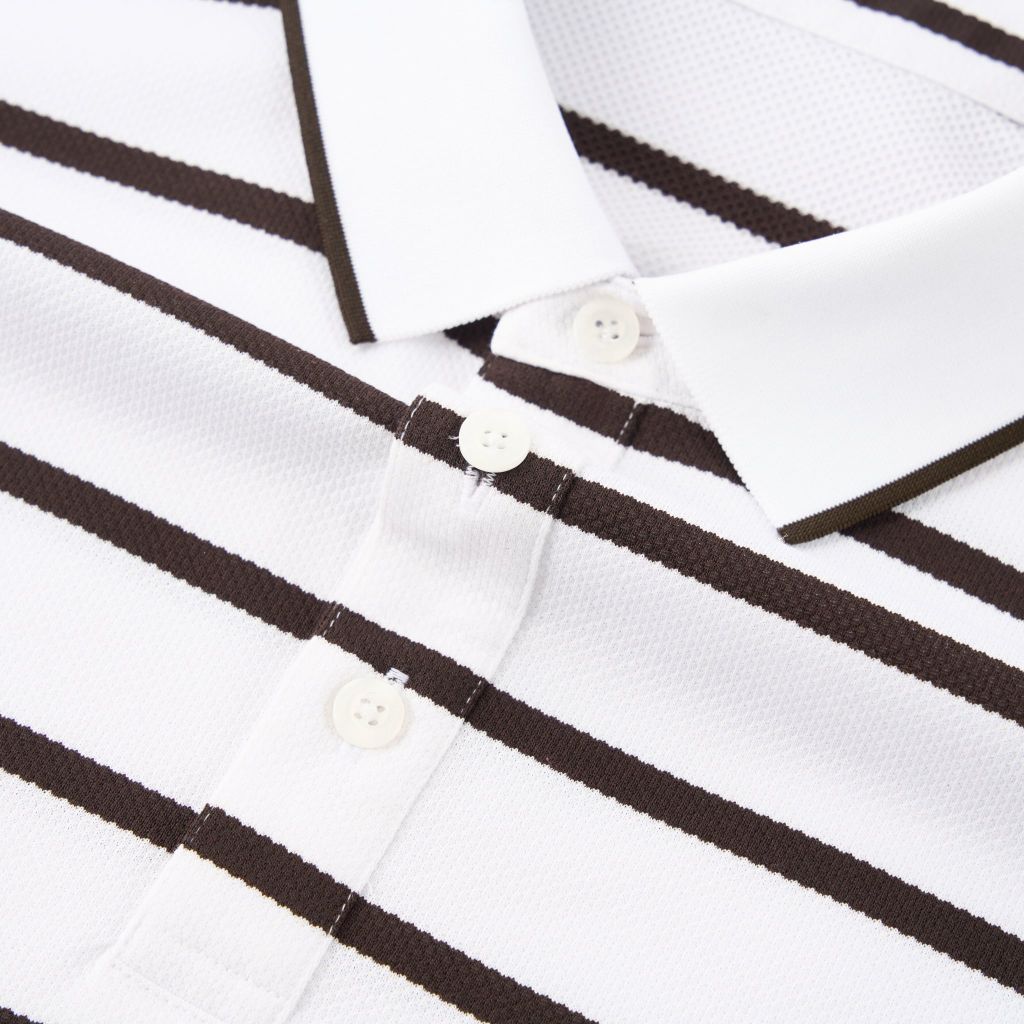ÁO POLO VITIMEX DÁNG ÔM VỪA SLIMFIT KẺ NGANG ATS 6014