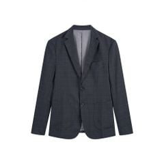 ÁO VEST BLAZER VITIMEX DÁNG ÔM VỪA SLIMFIT KẺ CHÌM BLZ 5004