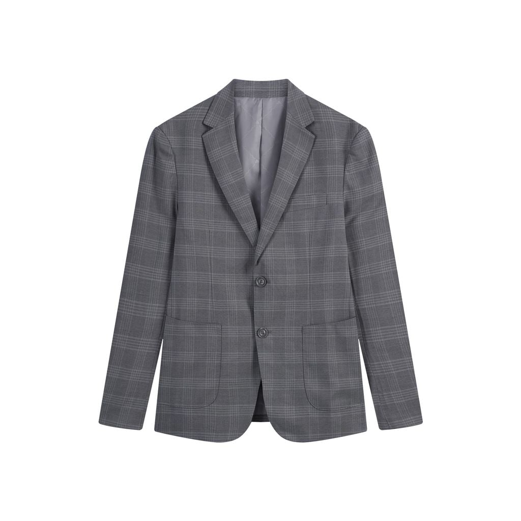ÁO VEST BLAZER VITIMEX DÁNG ÔM VỪA SLIMFIT KẺ CHÌM BLZ 5005