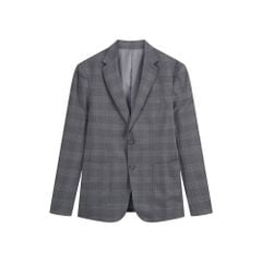 ÁO VEST BLAZER VITIMEX DÁNG ÔM VỪA SLIMFIT KẺ CHÌM BLZ 5005