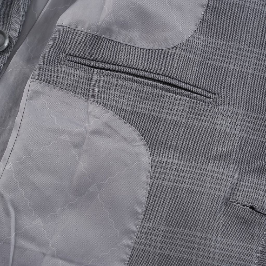 ÁO VEST BLAZER VITIMEX DÁNG ÔM VỪA SLIMFIT KẺ CHÌM BLZ 5005