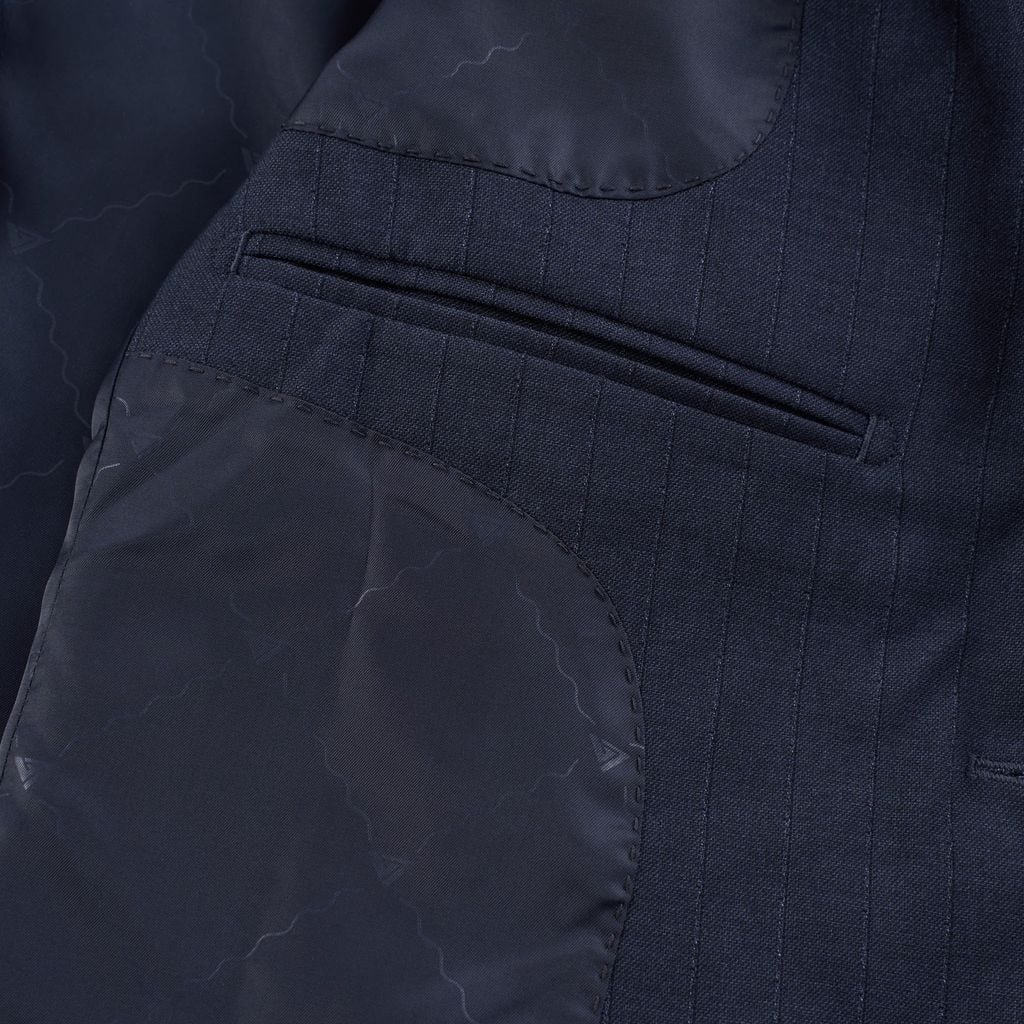 ÁO VEST BLAZER VITIMEX DÁNG ÔM VỪA SLIMFIT KẺ CHÌM BLZ 5006