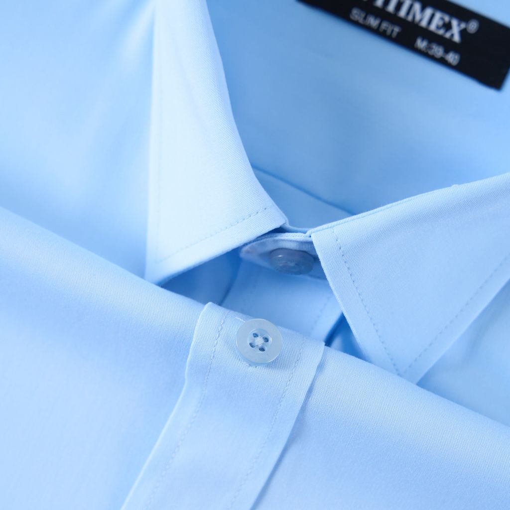 ÁO SƠ MI DÀI TAY VITIMEX DÁNG ÔM VỪA SLIMFIT TRƠN ADK 4127