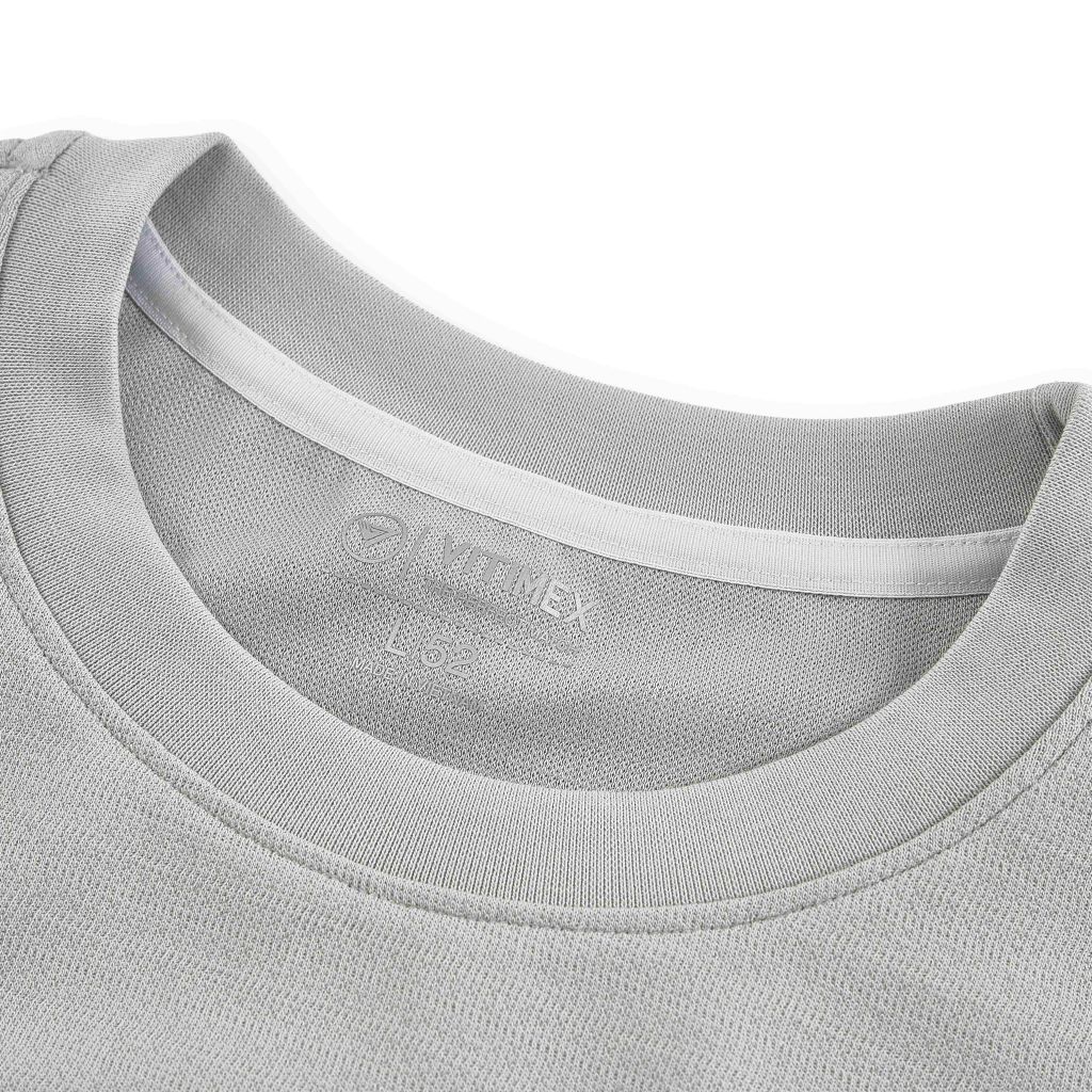 ÁO NỈ DÀI TAY VITIMEX DÁNG ÔM VỪA SLIMFIT KẺ TĂM NHỎ ANS 6014